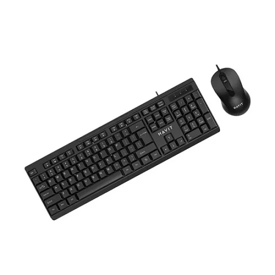 Havit KB270CM Black Wired Keyboard & Mouse Combo Price in Bangladesh